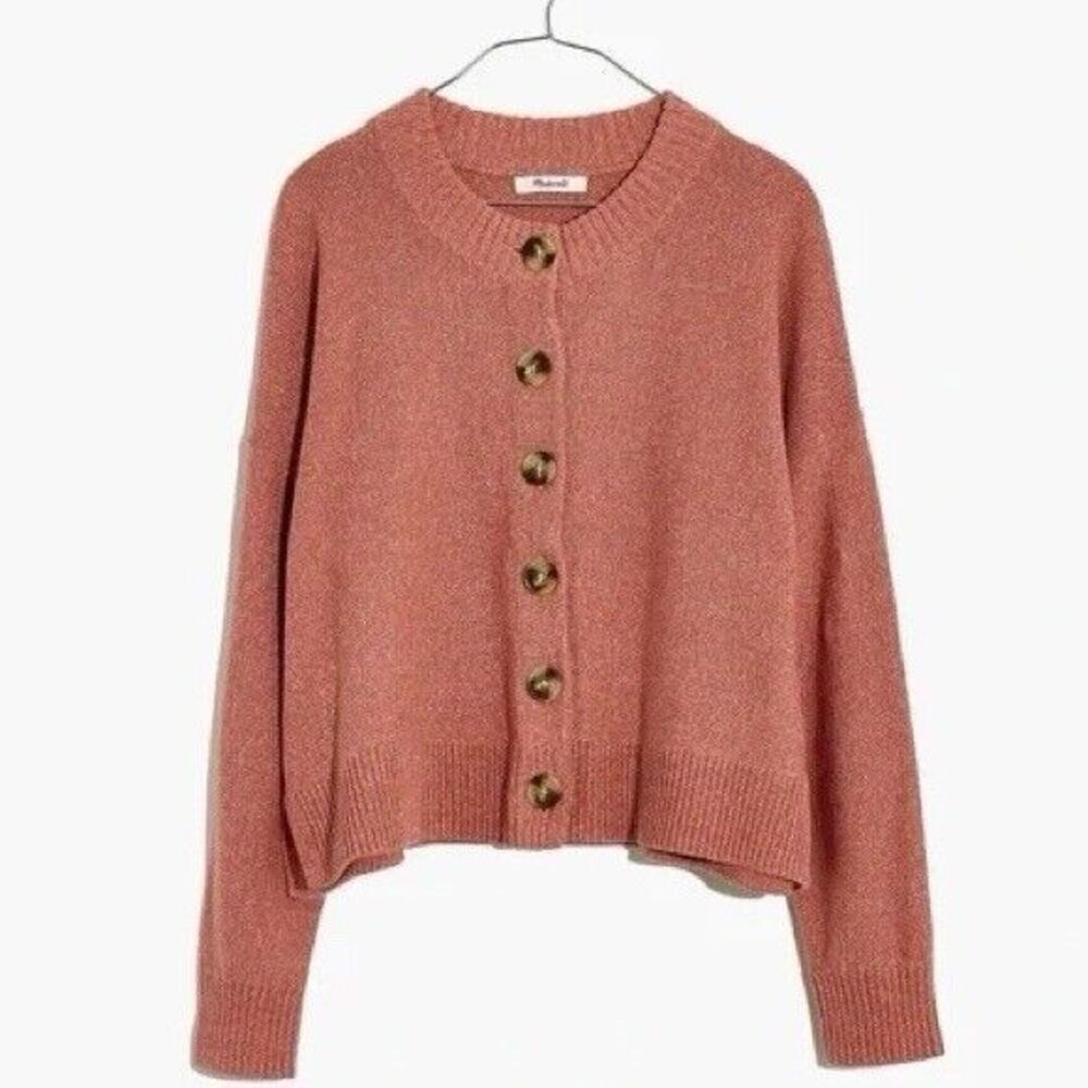 Madewell Women's Cardigan in Rust